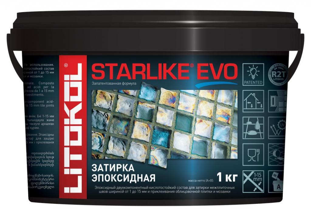 Затирочная смесь  Starlike EVO S.145 NERO CARBONIO ( 1 кг )