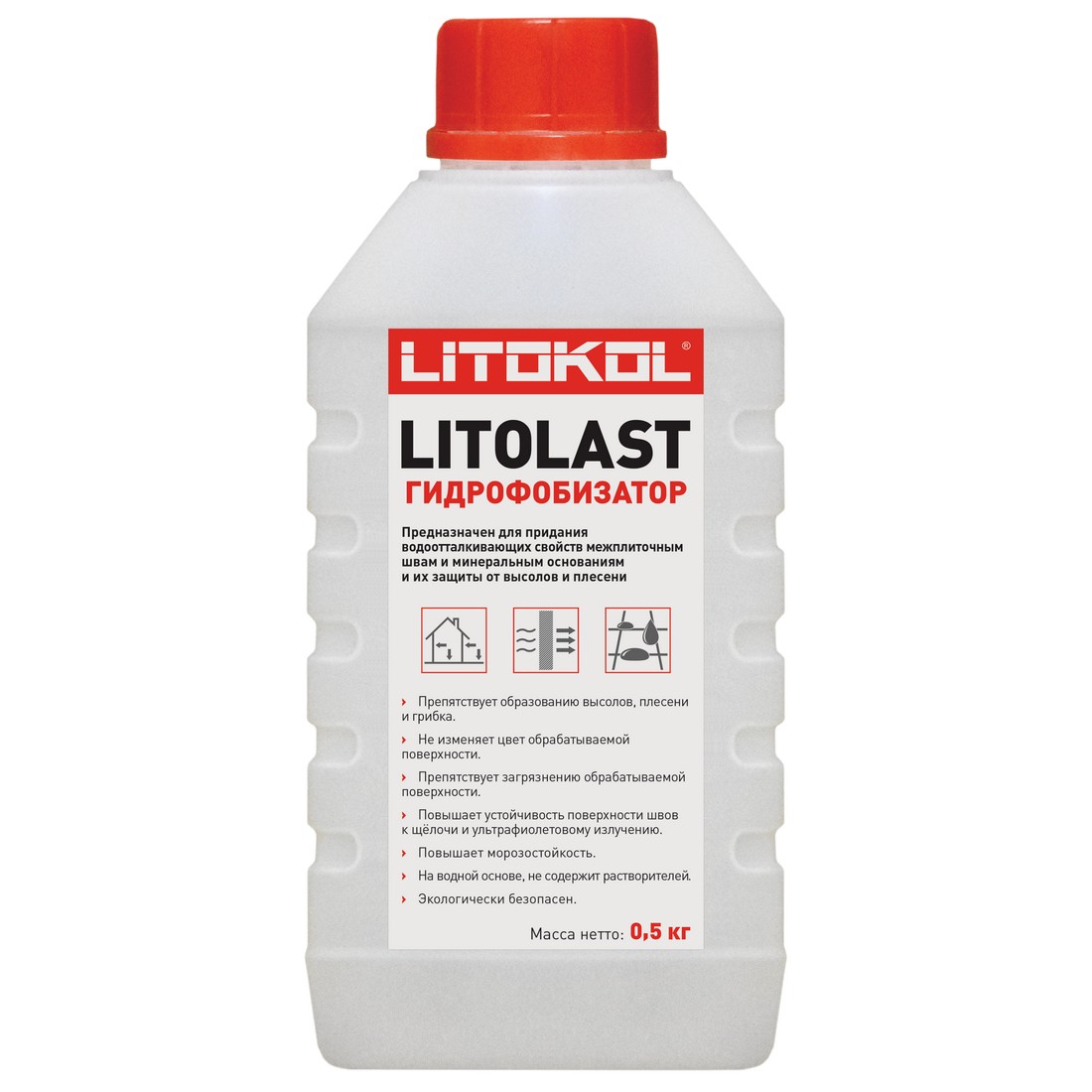 Гидрофобизатор LitoLAST-пропитка для швов (0,5 кг кан) 112030002
